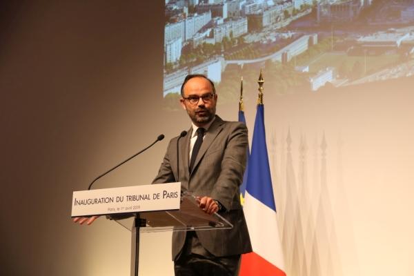 Inauguration du Tribunal de Paris 01042019 par le Premier Ministre