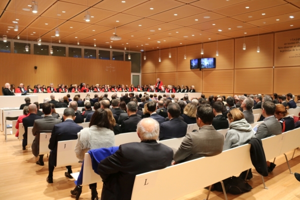 Audience solennelle de rentrée 2019 du TGI de Paris