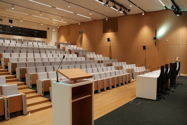 L'auditorium Pierre DRAI du Tribunal de Paris