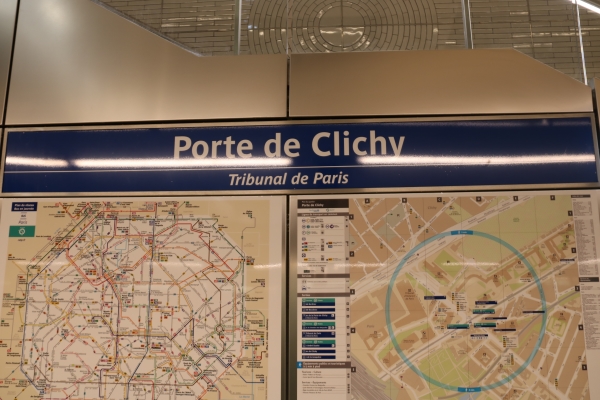 Ouverture de la station de métro Porte de Clichy (ligne 14)