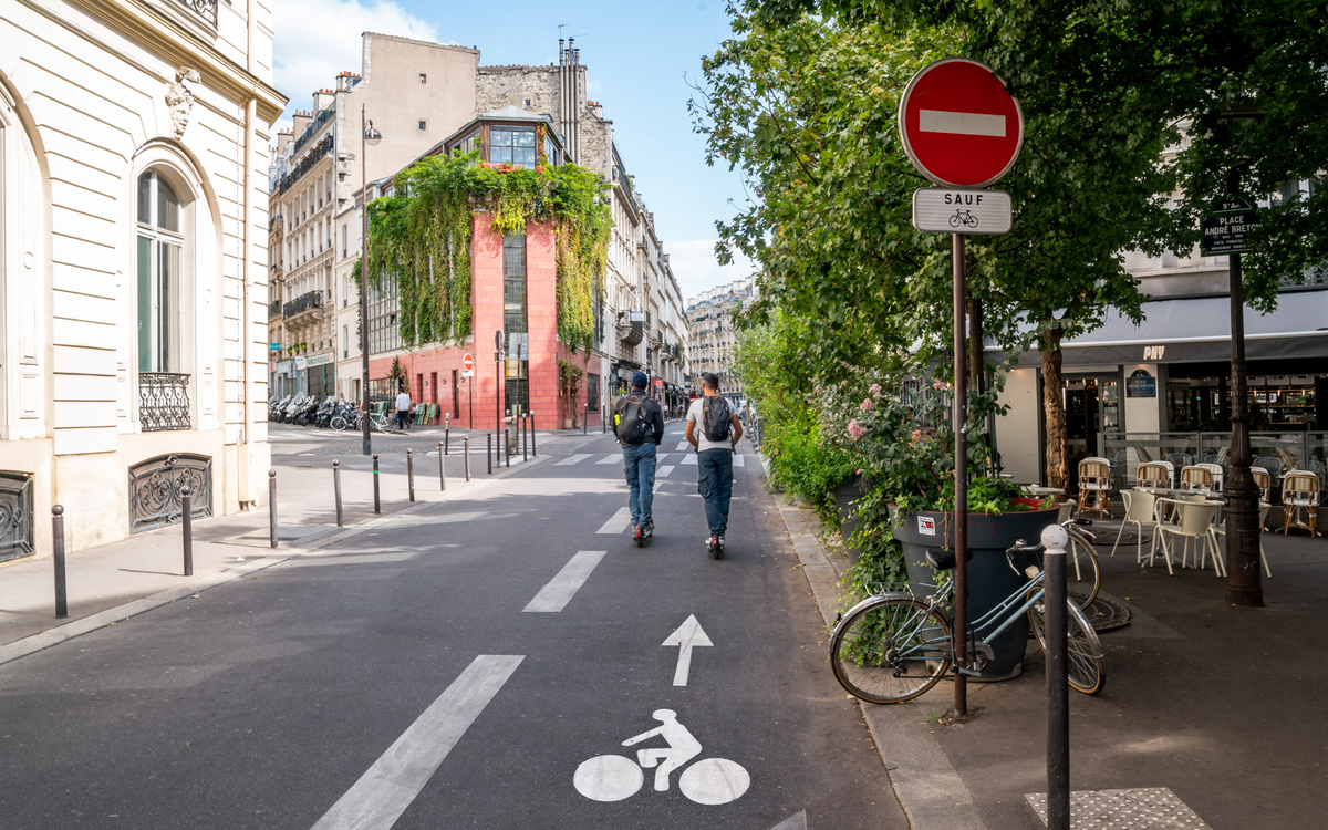 Trottinettes à Paris